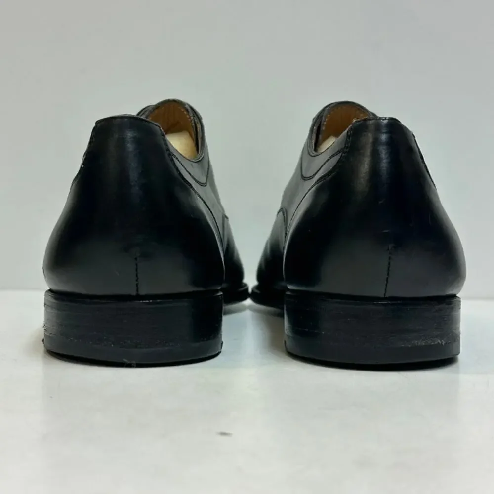 VERY GOOD Bally Kensington Oxford Black Calf Made in Italy UK 11 EEE US 12 EE